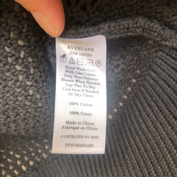 Everlane soft mesh cotton sweater - Picture 10 of 10